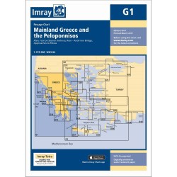 Ναυτικός Χάρτης IMRAY (Ελλάδα και Πελοπόννησος)