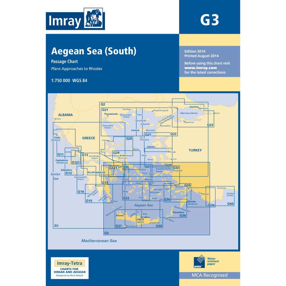 Ναυτικός Χάρτης IMRAY (Νότιο Αιγαίο)